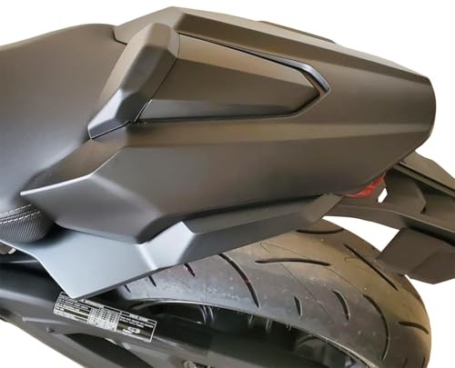 Motorrad Soziusabdeckung Sitzkappe Verkleidung Heckabdeckung Rücksitzbezug Kompatibel mit CB650R CBR 650R 2019 2020 (Matt-Schwarz)