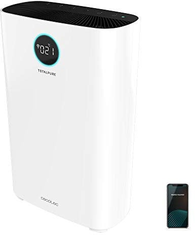 Cecotec Purificador de Aire TotalPure 7500 Connected. 600 CADR, Cobertura 200 m3, Cobertura LED, Control por Wi-Fi