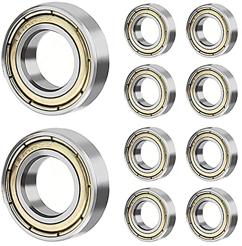 10pcs 6800ZZ 10 * 19 * 5mm Eisendeckel abgedichtet Rillenkugellager dünner Abschnitt 6800-ZZ 10x19x5mm Lager Stahl Maschinen Teile