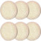 Tatuo 6 Stücke Peeling Luffa Pad Gesicht Körperwäscher Rundes Bad Dusche Luffa Schwamm Pad Reinigung Schwamm Bürste Haut Peeling Badeschwamm für Männer Frauen Dusche Bad und Spa