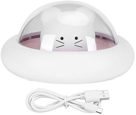 Mini-Nachtlicht Niedliche Raum-Maus-förmige Lampe USB-Lade Dekorative LED-Lampe mit Berührungssensor für Schreibtisch Schlafzimmer Zuhause Erwachsene Kinder Geburtstag (Rosa)
