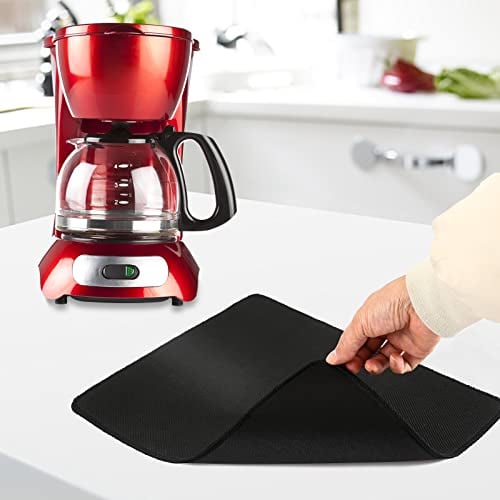 Heat Resistant Mat for Air Fryer,Non-Slip Coffee Machine Mat,Rubber Coffee Maker Mat for Countertops,Drying Mat for Kitchen Counter,Coffee Bar Accessories