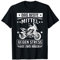 Biker Motorradfahrer Sprüche Geschenk Shop - Motorrad T-Shirt Schwarz Klein Klassische Passform Rundhals-Ausschnitt Kurzarm Männer