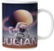 timalo® Kindertasse Astronaut mit Namen bedrucken lassen | Individuelle Tasse mit Wunschname für Jungen Kinder Weltraum Motiv Mug-space2