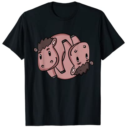 Yin Yang Pferd Yoga Pferde T-Shirt