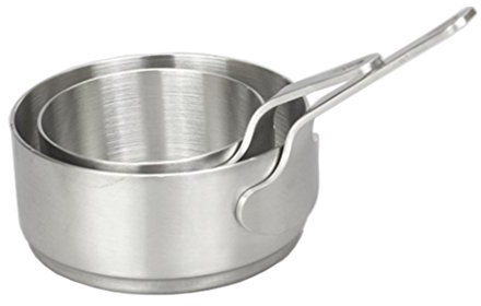 Mini casserole en acier inoxydable - Petite casserole et casserole multifonction - Pour la maison, la cuisine ou le restaurant - 2 pièces (50 ml + 100 ml)