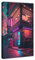 FISH DRAGATE Synthwave Cyberpunk Nachtleben Leinwand Poster Wandkunst Druck für Wohnzimmer Schlafzimmer Büro Home Decor Rahmen 40 x 60 cm