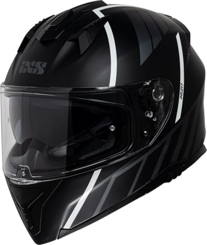 IXS iXS217 2.0 Helm, schwarz matt/weiß, XS (53/54)