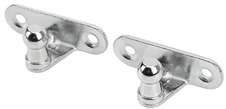2 Stück Gasdruckfeder Halterung 10mm Kugelbolzen Metall Universal Multi Ersatz für Motorkofferraum Schiff/Yacht Teile