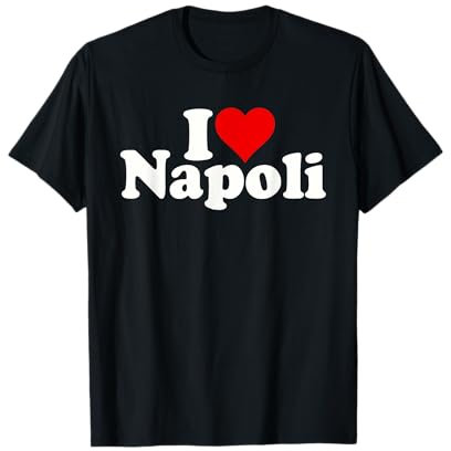 I LOVE HEART NAPOLI NAPOLI ITALIA Maglietta