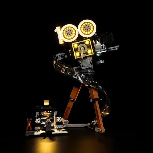 Kyglaring LED Lighting Kit (No Model) - Compatible with Lego-43230 Disney Walt Disney Tribute Camera Building Blocks Model Set - Only Leds No Brick Set (Classic Version)