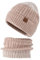 Wvapzxx Winter Mützen Für Frauen Männer Ohrenklappen Hut Stricken Mützen Kappe Mit Schal Sets Casual Pelz Linning Verdicken Warme Motorhaube Hüte