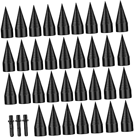 BESPORTBLE 1 Satz Holzspaltbohrer Holz spalten Schraubbits Kegelbohrer Holzbearbeitungsset Bohrer zum Schneiden von Holz Bohrer spalten Holzbohrer Hohe Härte Holzspalter Splitter bohren Stahl