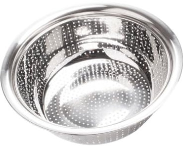 OUNONA Stainless Steel Drain Bowl Strainer Basket Kitchen Sink Colander Multifunctional Fruit Vegetable Drainer Sink Colander Strainer Basket Silver