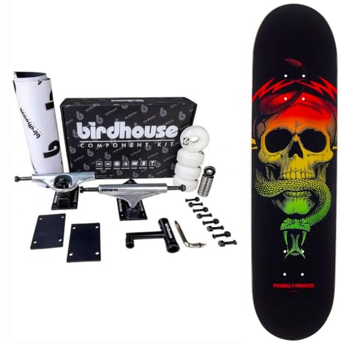 Komplettes Skateboard mit Flip-Up-Powell und anderen Skateboard-Decks. Erstellen Sie Ihr eigenes professionelles Komplett-Skate - hochwertiges Set Up und Board (8.0, Powell Peralta McGill)