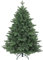 HOMCOM Künstlicher Weihnachtsbaum 150 cm mit 847 feuerfesten Zweigen, Realistischer Weihnachtsbaum Faltbares Reißverschluss-Design mit Metallfuß, Grün