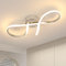 Riserva Deckenleuchte LED, 24W Deckenbeleuchtung LED Aluminium, 3000K Warmes Licht, Chrom Deckenlampe Modern für Wohnzimmer, Schlafzimmer, Esszimmer, Flur, Balkon, Küche, 50cm