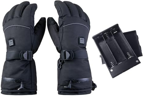 Hand für Männer, Heizung für Winter, Angeln, batteriebetriebene Schneehandschuhe, Jagd, wiederaufladbar, Radfahren, Reiten, Wärmer Fäustlinge, Ski, Motorrad, Wintersportausrüstung, Skihandschuhe,