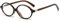 LJCZKA Ovale Blaulichtfilter Brille Damen Herren Kleine Ovale Brille Ohne Stärke y2k Anti-Müdigkeit für PC, TV und Handy