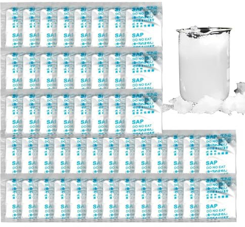 Urin Absorbierendes Pulver, 50 Packungen Tragbares Toiletten-Koagulationsmittel, WC-absorbierendes Gel, Urinbeutel Koagulant für Camping, Angeln, Reisen und Wandern