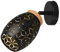 Reality Leuchten Wandspot Bidar R81571780, Metall Schwarz matt/goldfarbig, exkl. 1x E14