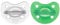 Chicco PhysioForma Gommotto Luxe Fluo, Ciuccio in Silicone 6-16 M, Set di Gommotti Morbidi e Delicati, Supportano la Respirazione Fisiologica e Favoriscono il Corretto Sviluppo della Bocca, 2 Pezzi