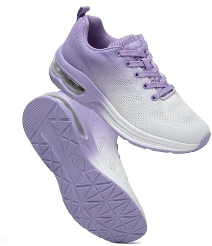 Scarpe da ginnastica da donna, scarpe da corsa traspiranti, leggere, con cuscinetto d'aria, scarpe sportive da tennis, palestra, jogging