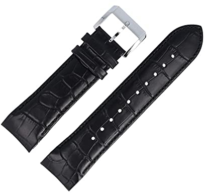 Hugo Boss Uhrenarmband 24mm Leder Schwarz - 659302495