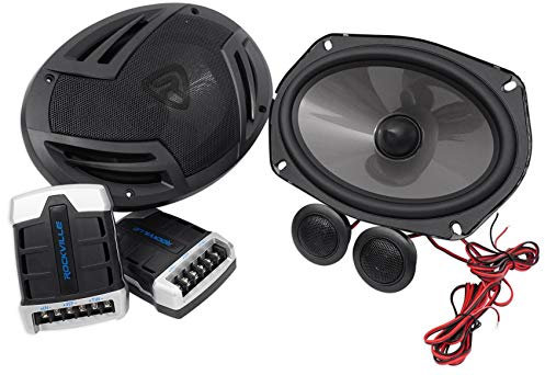 Rockville Pair RV69.2C 6x9 Component Car Speakers 1000 Watts/220w RMS CEA Rated