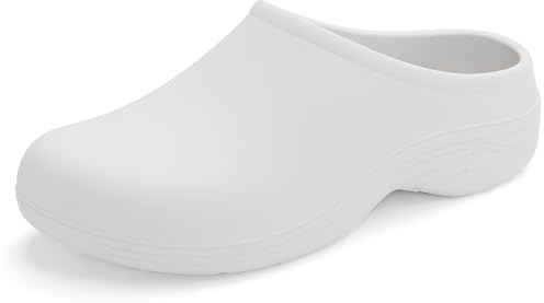 Lakeland Active Men's Lorton Slip-On Medical & Kitchen Clogs - White - 10 UK