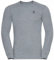 Odlo Herren Thermounterwäsche Active Warm Thermoshirt Skiunterwäsche Mit Rundhals Funktionsunterwäsche Langarm Shirt, Odlo Steel Grey Melange, L EU