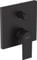 hansgrohe Vernis Shape Set de finition pour mitigeur bain/douche encastré, noir mat, 71468670