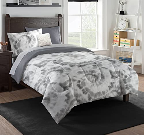 Northwest Classics Bettwäsche-Set für Doppelbett, Batik, 6-teiliges Bett in Einer Tasche, Ganzjahres-Bettwäsche für Mädchen und Jungen, Bettdecke, Bettlaken, Spannbetttuch, Kissenbezüge, Kissen,