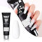Beautilux Acrygel Ongle Milky Blanc, 50g Acrygel Tube Gel Uv, Acrygel en Tube Longue Durée Pour Nail Art Gel Extension Ongle Apparence Naturelle Couleur