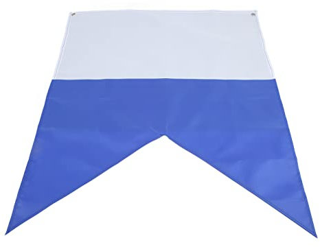 Polyester Diver Flag, Lightweight Polyester Material Blue White Diver Flags, Snorkeling Flag Bright Colors Flag for Sea Diving