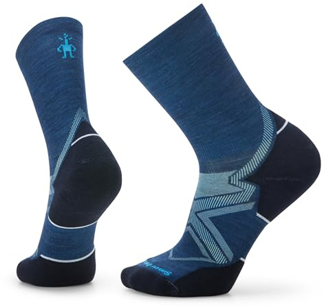 Smartwool Men's Run Cold Weather Targeted Cushion Crew Alpine Blue L