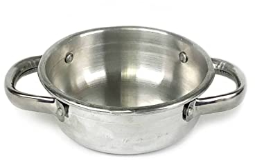 Tredoni 12cm Authentische Shakshuka-Pfanne - Bratpfanne und Servierplatte aus Aluminium mit Doppelgriff (12 cm)
