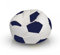 Ecopuf Football Pouf L - Chambre Ballon de Foot en Simili Cuir - Génial pour Les Fans de Football, Les Enfants - Salon - Fauteuil Gaming - 90x55cm, Bleu E11