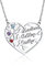 GoldChic Collana Cuore Con Nome Personalizzato Ciondolo Albero della Vita Collana Donna Cuore con Pietra di Nascita Personalizzata con 3 Nomi Collana Donna Acciaio Regalo per Famgia Amica Mamma