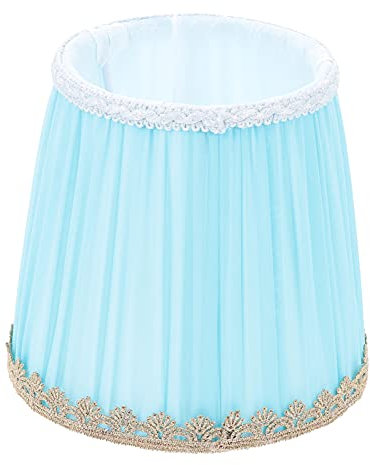 FRCOLOR Zubehör 1stk Lampenschirm Aus Stoff Stoff-stoff-lichtabdeckung Grcor Trommellampenschirm Tischlampe Kronleuchter Lampenschirm Wandleuchtenschirm Stofflampe Antiquität E14 Ornament