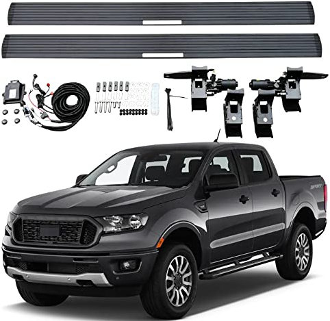 FTAPACCE Lot de 2 marchepieds télescopiques pour Ford Ranger Crew Cab 2015-2022