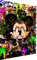 Magic Canvas Art Micky Maus Finger Pop Art Leinwandbild 1- teilig Hochwertiger Kunstdruck Wandbilder B8337, Material: Poster ungerahmt, Größe: 60 x 40 cm, Weiß