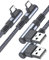 Cavo USB C 3.1A [2 pezzi 1m] Carico rapido, 90 gradi Cavo USB C Nylon CAVO CARICA DI NYB C per Samsung Galaxy S22 S20 S10 S10 S10 S8 Plus/Ultra/Fe, A71 A53 A51 A50 A20E, Grado 20/10/9, M31/M20