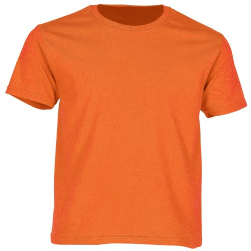 Fruit of the Loom Kids Iconic T-Shirt Größe 104-164, Farbe:orange, Größe:128