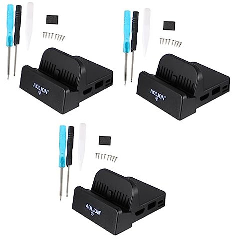 STOBOK 3stücke Tragbarer Docking Station Für Switch Oled Usb-ladegerät Kompakte Spielkonsole Docking Station Installieren Für Zuhause Und Reisen