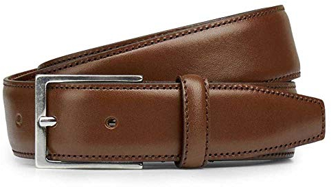 JACK & JONES Herren JACCHRISTOPHER Belt NOOS Gürtel, Cognac/Detail:Raymond, 90