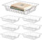 Yeaqee Briefablage aus Draht, stapelbar, Schreibtisch-Organizer, Metall-Aktenhalter, Korb für Schreibtisch, Schreibtisch, Briefablage für Büro, Zuhause, Klassenzimmer, Schule (35,6 x 25,4 x 7,6 cm,