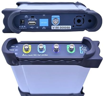 GuliTech - Osciloscopio USB de alta precisión Hantek DSO3064/A 4 canales virtuales de diagnóstico osciloscopio digital de mantenimiento de vehículos 200MS/s 60MHz Osciloscopio (DSO3064)