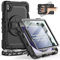 Timecity Case For Samsung Galaxy Tab A9 8.7 Inch 2023 (SM-X110/ X115/ X117 Tablet), Shockproof Case With Screen Protector, Black