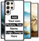 Personalised Phone Case for Samsung Galaxy S24 Ultra, Add Your Text, Picture, Designs, Business Logo on Shockproof Bumper Cover Customised Gift idea for Birthday, Wedding, Anniversary, Special Moments